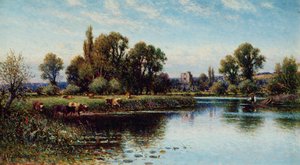 Medmenham Abbey by Alfred Augustus Glendening